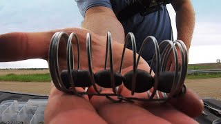 Black Method Feeder Bait Spring Cage For Carp Fishing Rig Making Tackle 