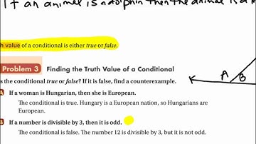 Geometry Chapter 2-2 Conditional Statements
