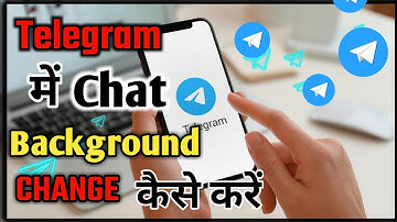How to Change Chat Background In Telegram || Telegram में Chat Background कैसे बदले || #telegram