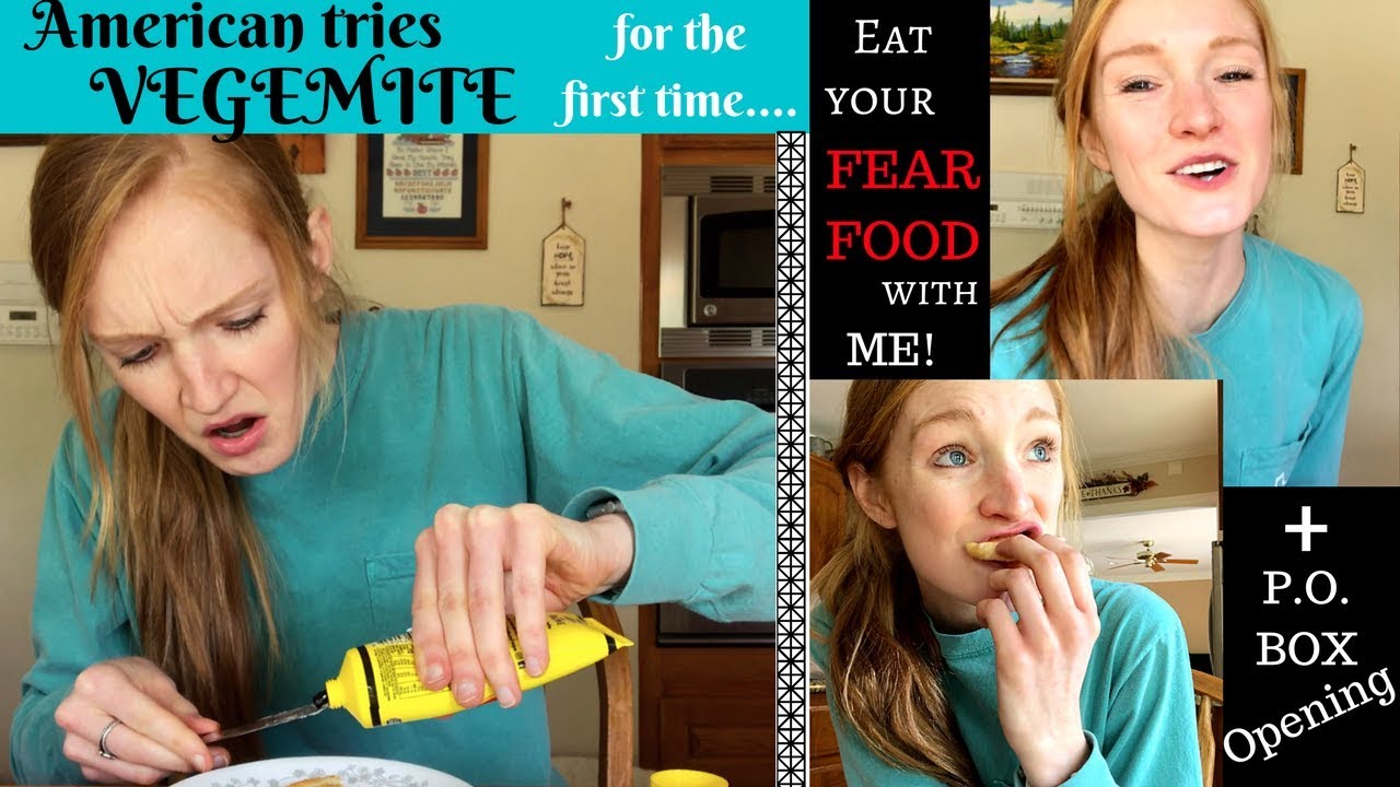 MAJOR FEAR FOOD CHALLENGE Anorexia Recovery Taste Testing Vegemite