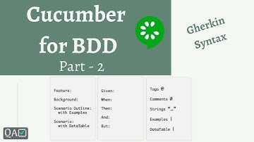 Cucumber for BDD - Part 2 | All about Gherkin syntaxes