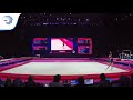 Kristyna brabcova cze  2018 artistic europeans qualification floor