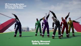 VR Training Simulator - Offshore Safety Moment Of Intelligent Avatars