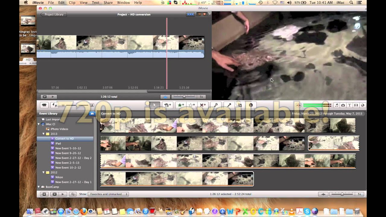 import youtube video to imovie