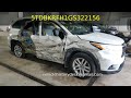 Toyota highlander le 2016 - 5TDBKRFH1GS322156