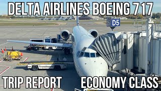 Trip Report Delta Airlines Boeing 717 Economy Minneapolis Msp - Chicago Ord