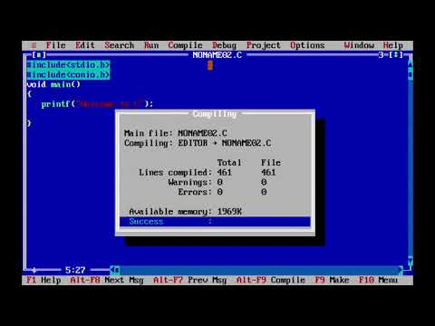Simple C Program for Initial Learners (Tamil)