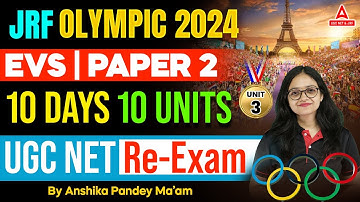 UGC NET EVS Paper 2 Unit 3 | UGC NET EVS By Anshika Pandey