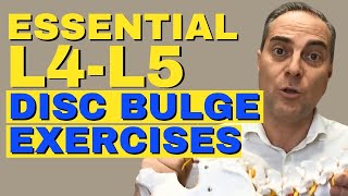 5 Best Exercises for L4 L5 Disc Bulge Relief | Proven Moves for Quick Results | Dr. Walter Salubro