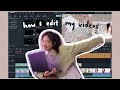 how i edit my videos on Windows (aesthetic intro, fonts, animation, app recommendation)