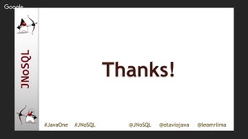 JavaOne 2017 - Eclipse JNoSQL: The Definitive Solution for Java and NoSQL Database [CON4954] (EN)