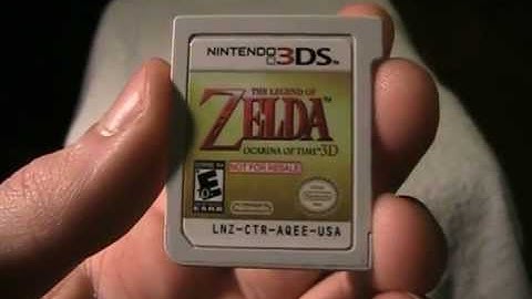 Ocarina of Time 3D Not For Resale Demo Chip Review