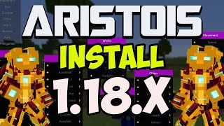 How to get Cheats for Minecraft 1.18.2 - download install Aristois cheat client 1.18.2, 1.18.1, 1.18