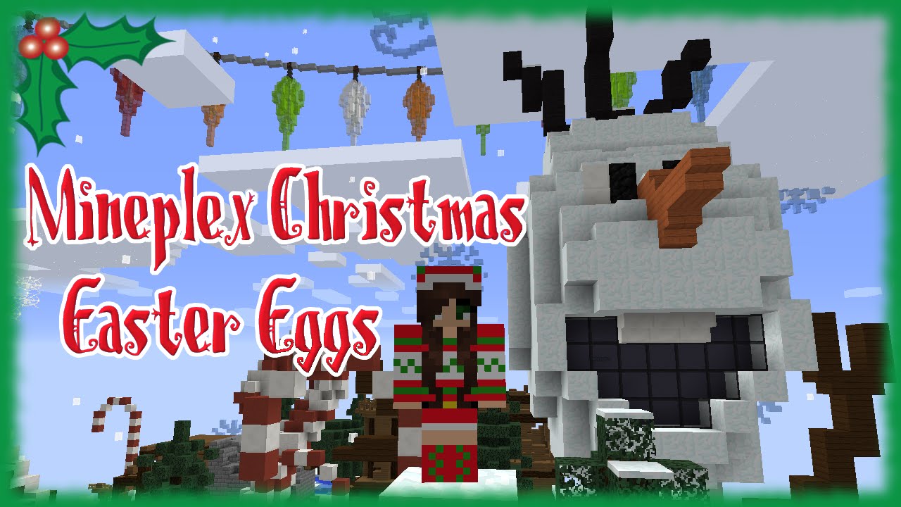 Minecraft: Mineplex Christmas Easter Eggs 2015 - YouTube