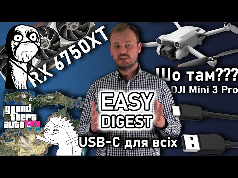 Видео: Сьогодні про DJI Mini 3 Pro, GTA VI, USB-C, RX 6750XT, 3090TI та анонс Бандерівського Смузі