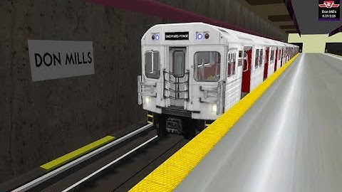 OpenBVE - TTC Line 4 V1.0 T1 Train - Don Mills to Sheppard-Yonge