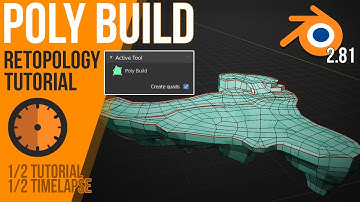 How to work with Poly Build Tool | Level structure | Tutorial | Blender 2.81