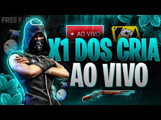 X1 DOS CRIA AO VIVO! SALA PERSONALIZADA 4v4 COM INSCRITOS FREE FIRE  Azzzzeee270 