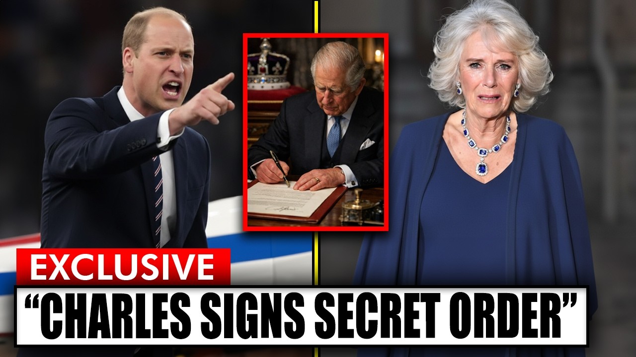 Power Shift Deepens: Charles Allegedly Signs New Order As William Moves  Against Camilla Allies - YouTube