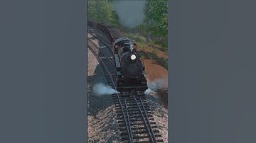 STEAM BEAST AWAKENS! Heavy Load + FULL THROTTLE! #train #railroader