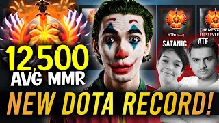 12,500 AVERAGE MMR GAME - NEW DOTA RECORD!!!