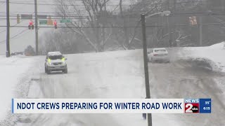 NDOT crews prepare for winter road work