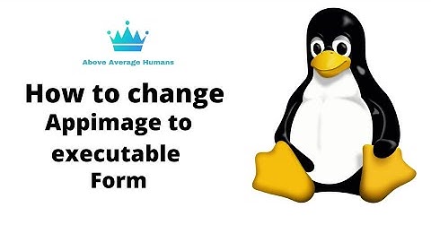 HOW TO TURN APPIMAGE PROGRAM TO EXECUTABLE FORMAT IN LINUX #LINUX #APPIMAGE  #EXECUTABLE