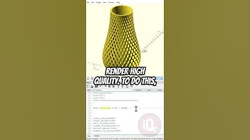 OpenScad Using the preview variables to speed up renders #3dprinting #openscad #openscadtutorial