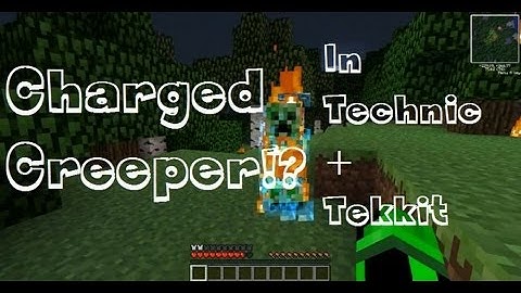 How to make a Charged Creeper in Technic/Tekkit Tutorial (Charged creeper Explosion)
