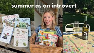 life of an introvert💌 thrift with me, simple summer days & what's in my hobby basket