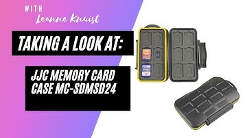 Protect your memory cards JJC Memory Card Case MC-SDMSD24