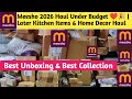 Meesho 2026 Haul Under Budget ❤️🎉 | Latest Kitchen Items & Home Decor Haul #meesho #meeshohaul #sale