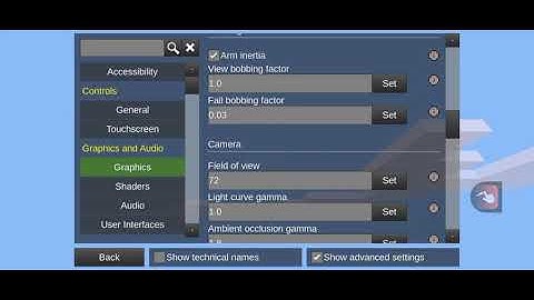how to set shaders in minetest mobile (waving leaves and plant)
