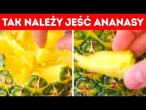 Wideo: Jak Jeść Ananasa