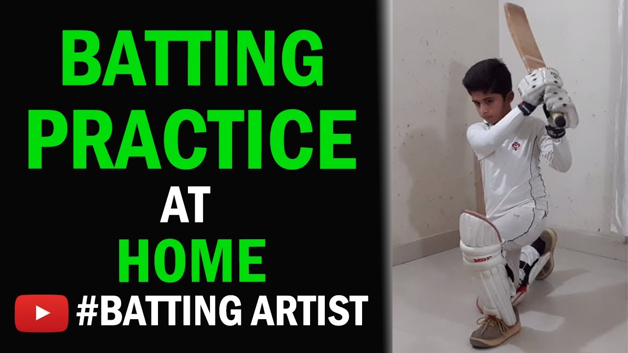 practice batting at home