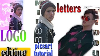 Letters logo editing picsart tutorial!!