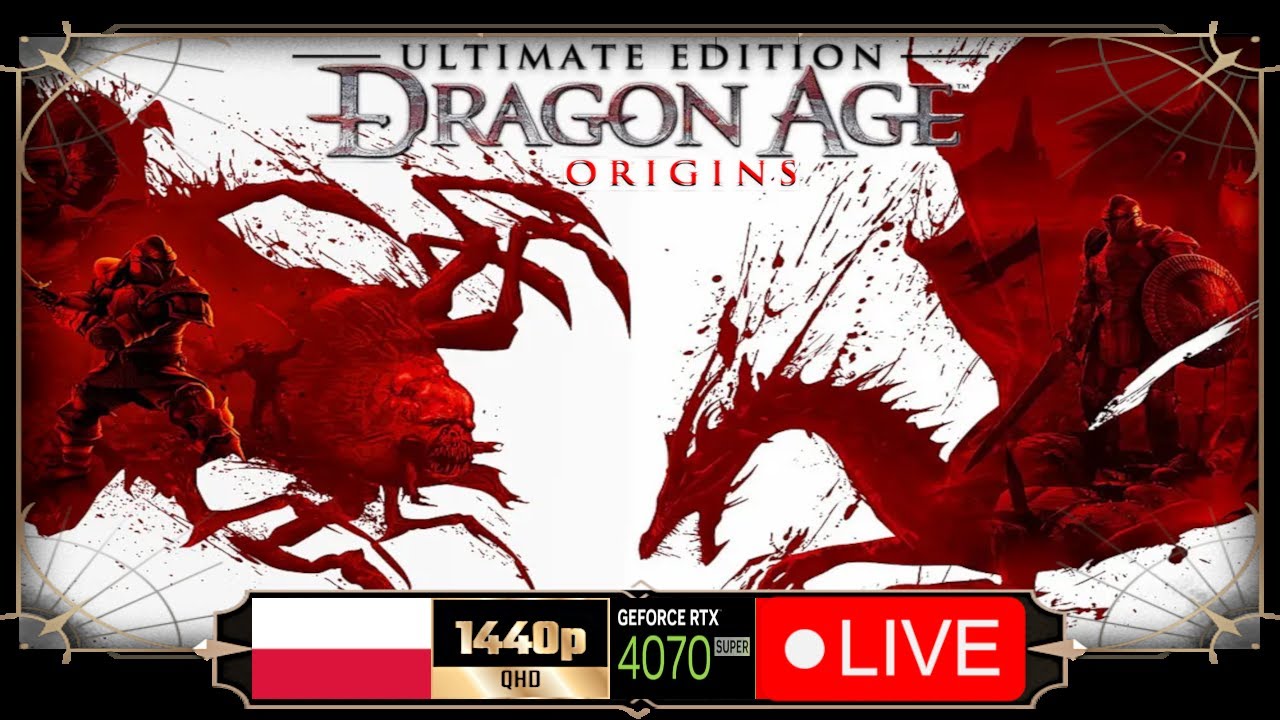 (STREAM PL) Dragon Age Początek - Człowiek szlachcic - 14 - Patronka Branda [Koszmar+]