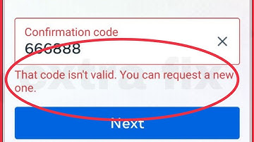 Instagram | Fix Confirmation code That code isn