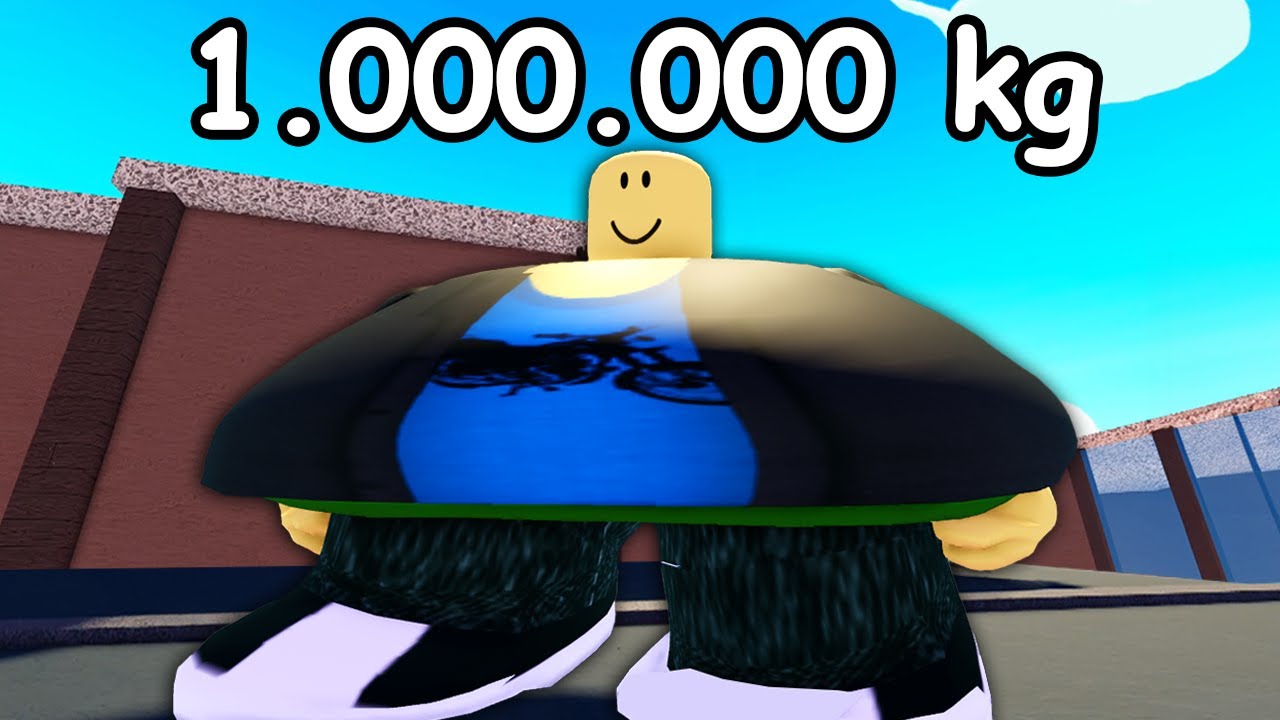 tentei EMAGRECER em tempo recorde no ROBLOX