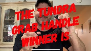 Tundra Grab Handle Winner Announced