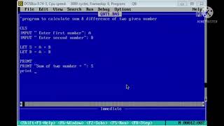 Program to calculate sum & difference of two number || QBT-1 Net Worth