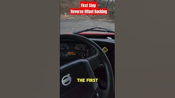 First Step to Reverse Offset Backing! 🚛 #TrailerBacking #DrivingTips