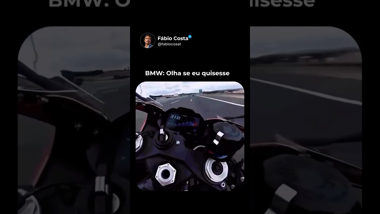 O que passou na cabeça do motorista da BMW nesse momento?