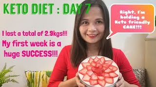 Keto Diet Day 7 : In just 7 days I LOST 2.9 Kilograms w/ very minimal to ZERO EXERCISE (Philippines)