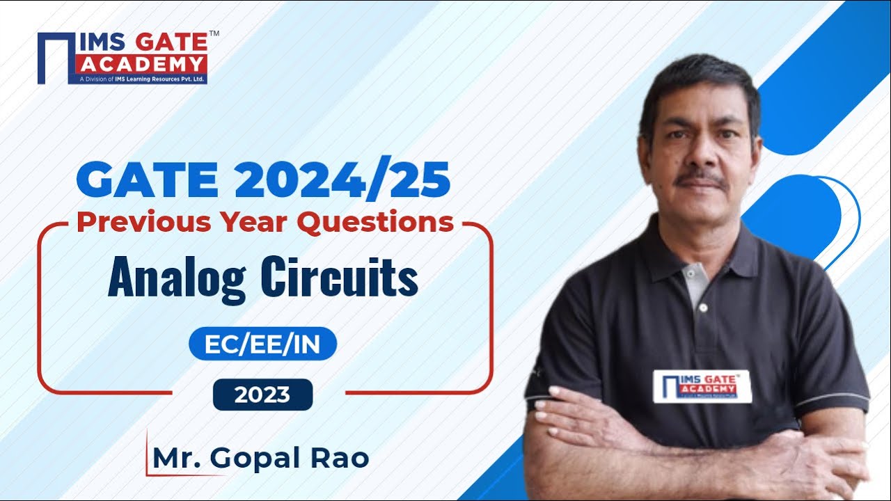L1 Analog Circuits Previous Years Questions of GATE 2023 for GATE ...