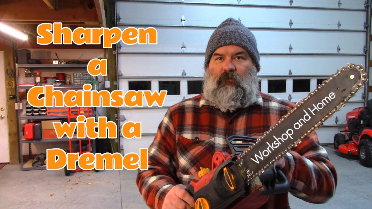 How To Sharpen Chainsaw With Dremel How To Sharpen a Chainsaw with a Dremel - YouTube