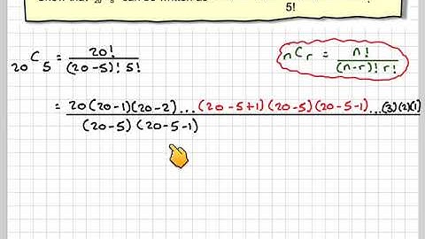 Writing a binomial coefficient
