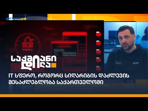 IT სფერო, როგორც სიღარიბის დაძლევის შესაძლებლობა საქართველოში