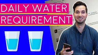 Water | How Much Water Should I Drink | How Much Water Should You Drink A Day