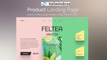Product Landing Page Using Tailwind CSS  - speed code
